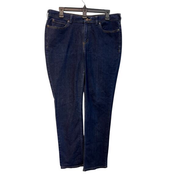 Duluth Trading Company Skinny Jeans Womens Size 12 x 31 Blue Denim - Picture 1 of 3